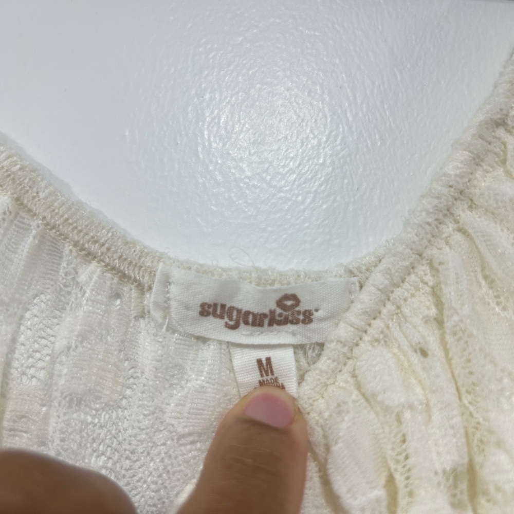 Fairycore/Cottagore fully laced top - Picture 3 of 7